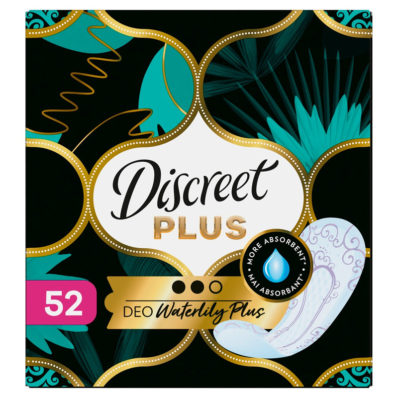 Discreet Plus Deo Waterlily Plus | Absorbante Zilnice